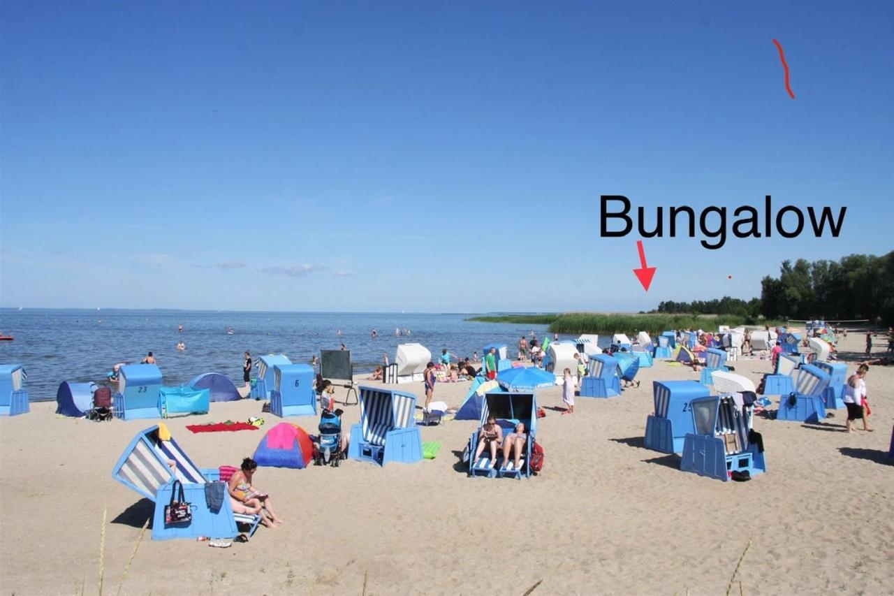 Sonniges Ferienhaus Fischer-Huus Vor Usedom & Direkt Am Haff Und Wasserzugang Mönkebude Kültér fotó